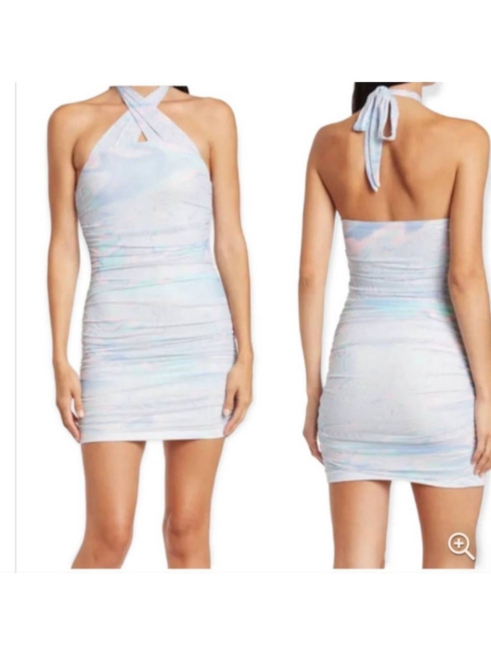 Elodie Pastel Swirl Bodycon Dress